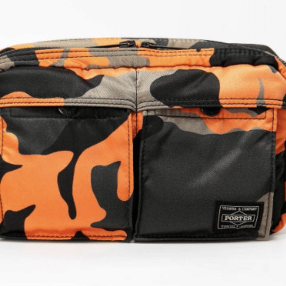 Porter Yoshida Shoulder Bag Camouflage Orange (Brand New) - Picture 2 of 16